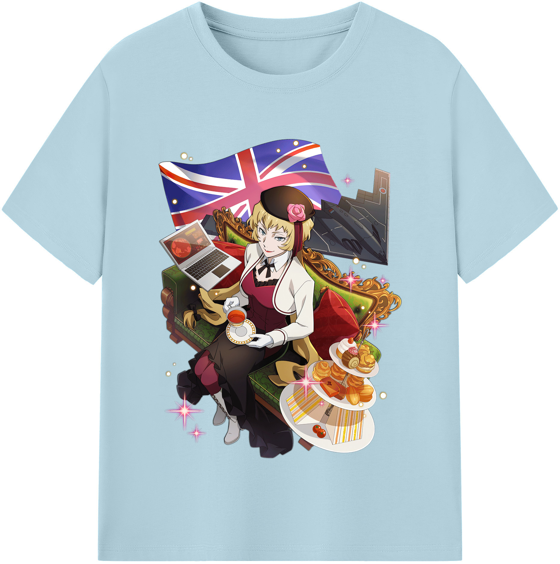 （画像用） 文豪ストレイドッグス Bungo Stray Dogs 綿100％半袖Tシャツ（フロントプリント）
